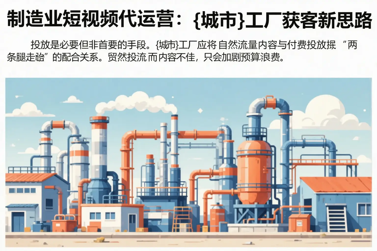 制造业短视频代运营:临沧工厂获客新思路