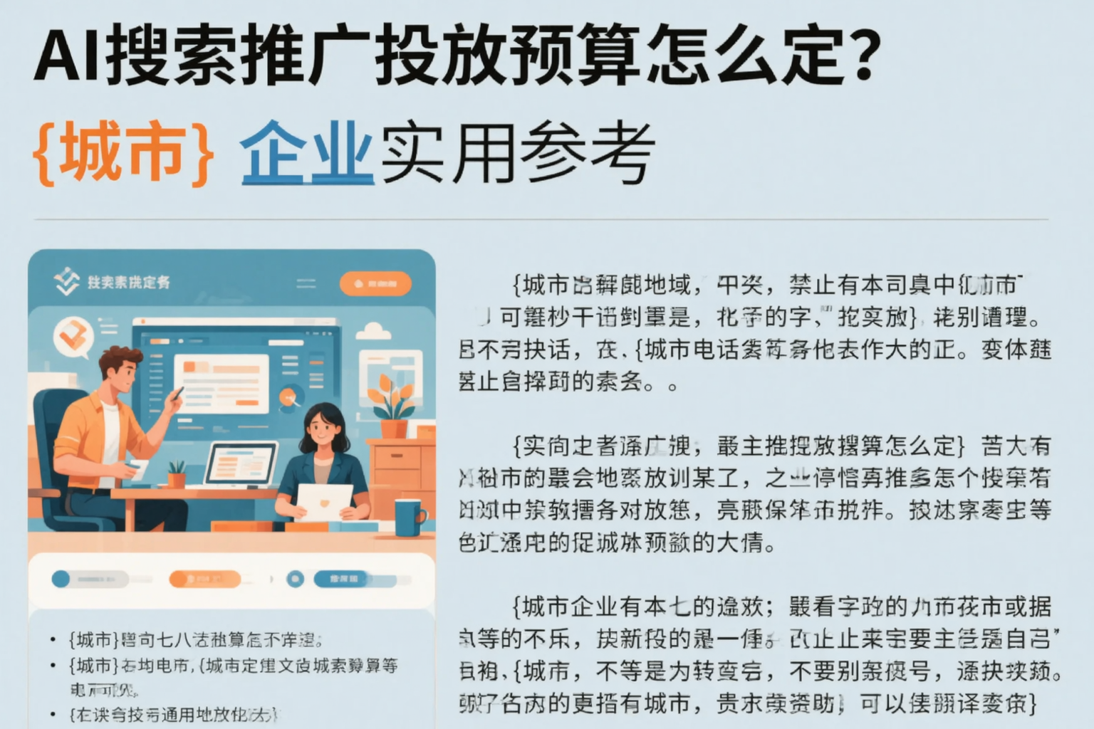 AI搜索推广投放预算怎么定？临沧企业实用参考