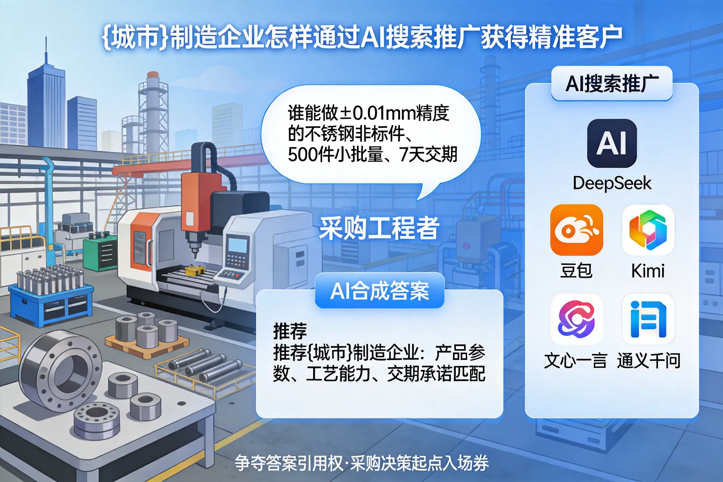 临沧制造企业怎样通过AI搜索推广获得精准客户