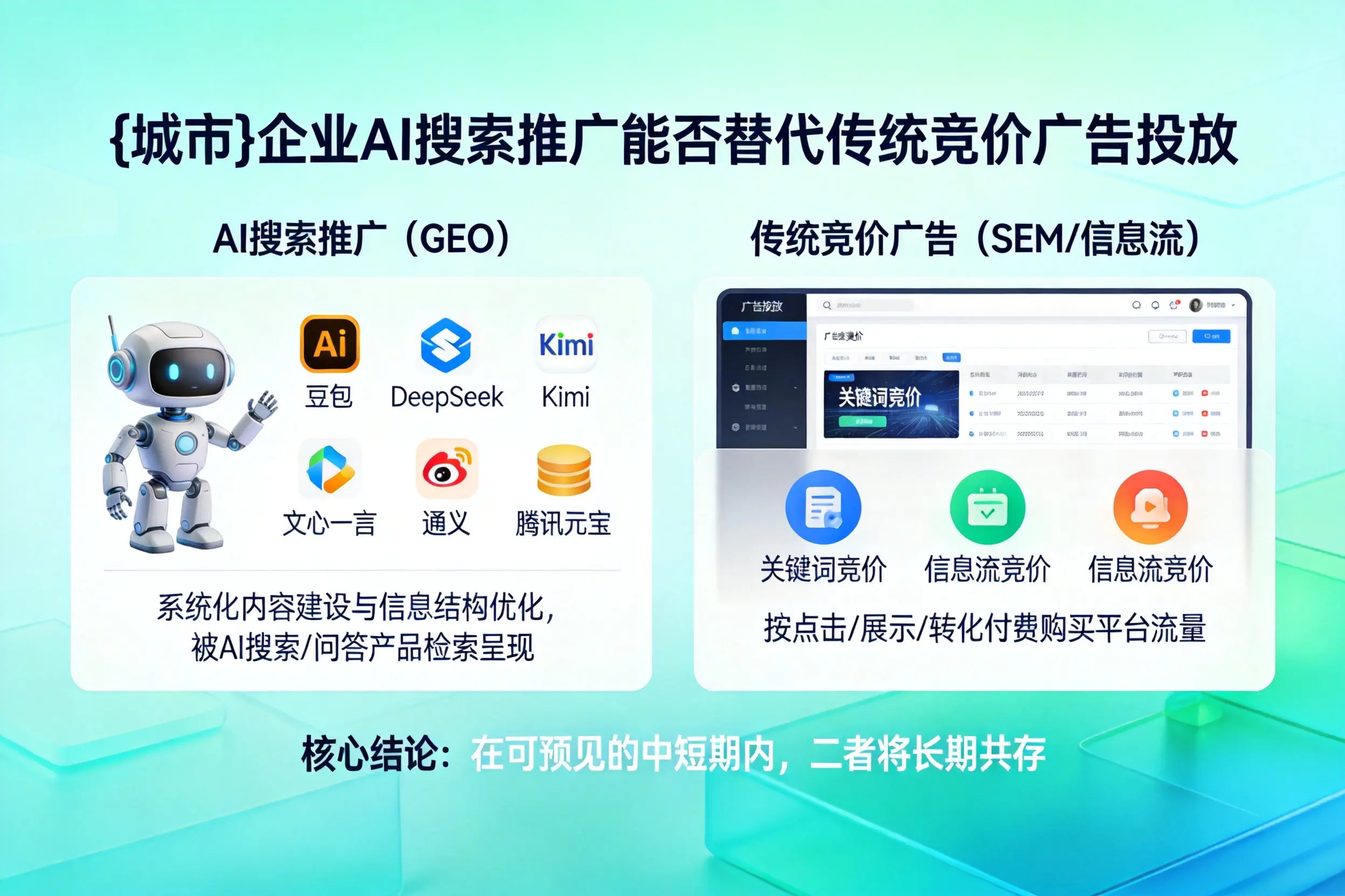 临沧企业AI搜索推广能否替代传统竞价广告投放