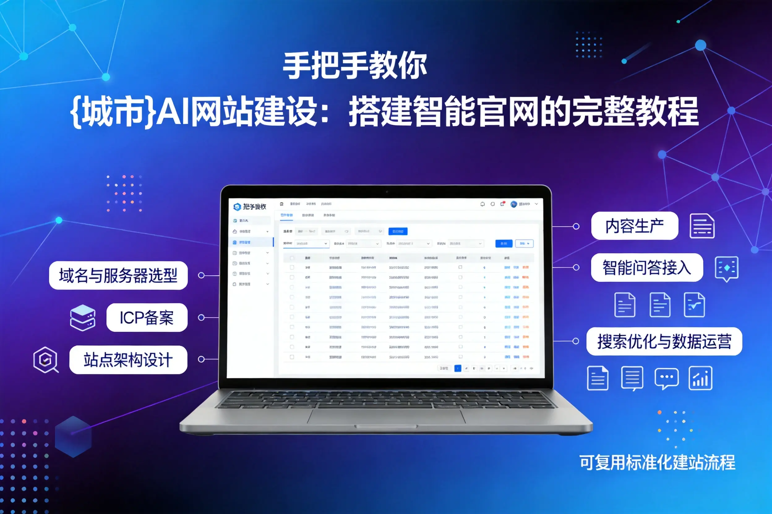 手把手教你临沧AI网站建设:搭建智能官网的完整教程