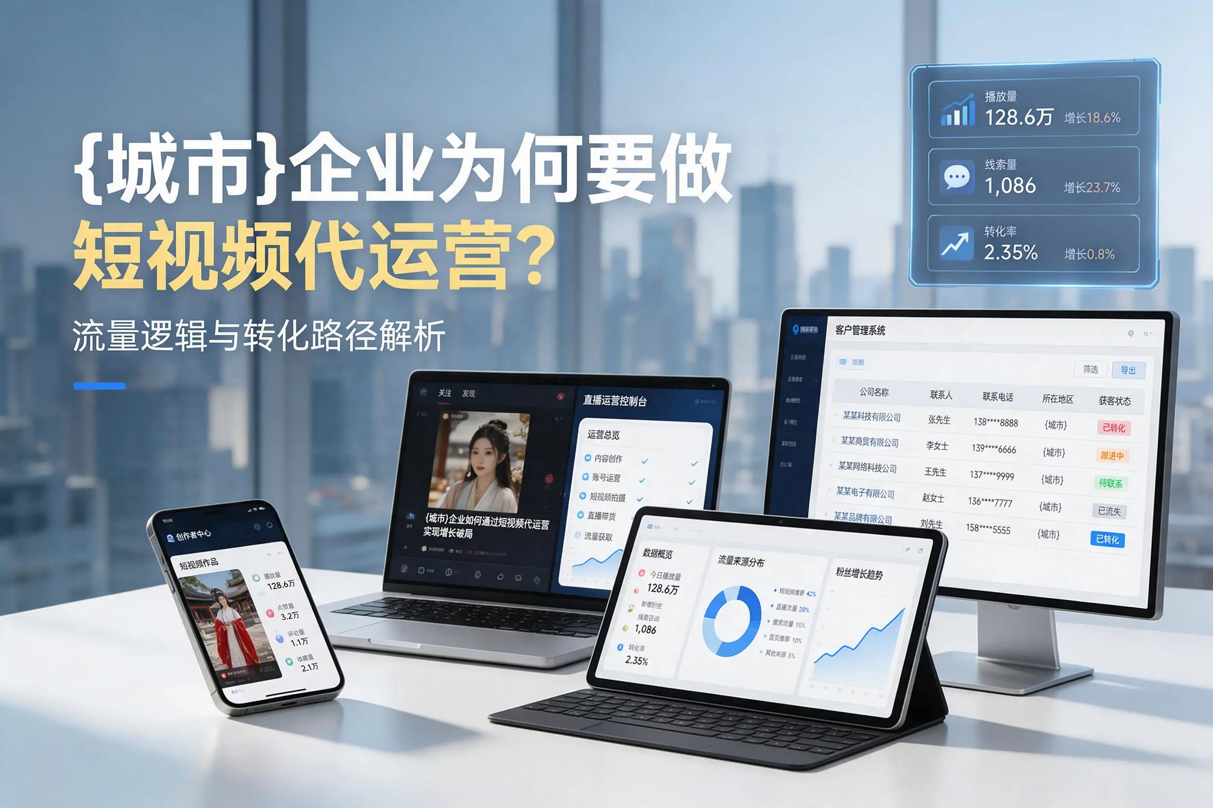 临沧企业为何要做短视频代运营？流量逻辑与转化路径解析