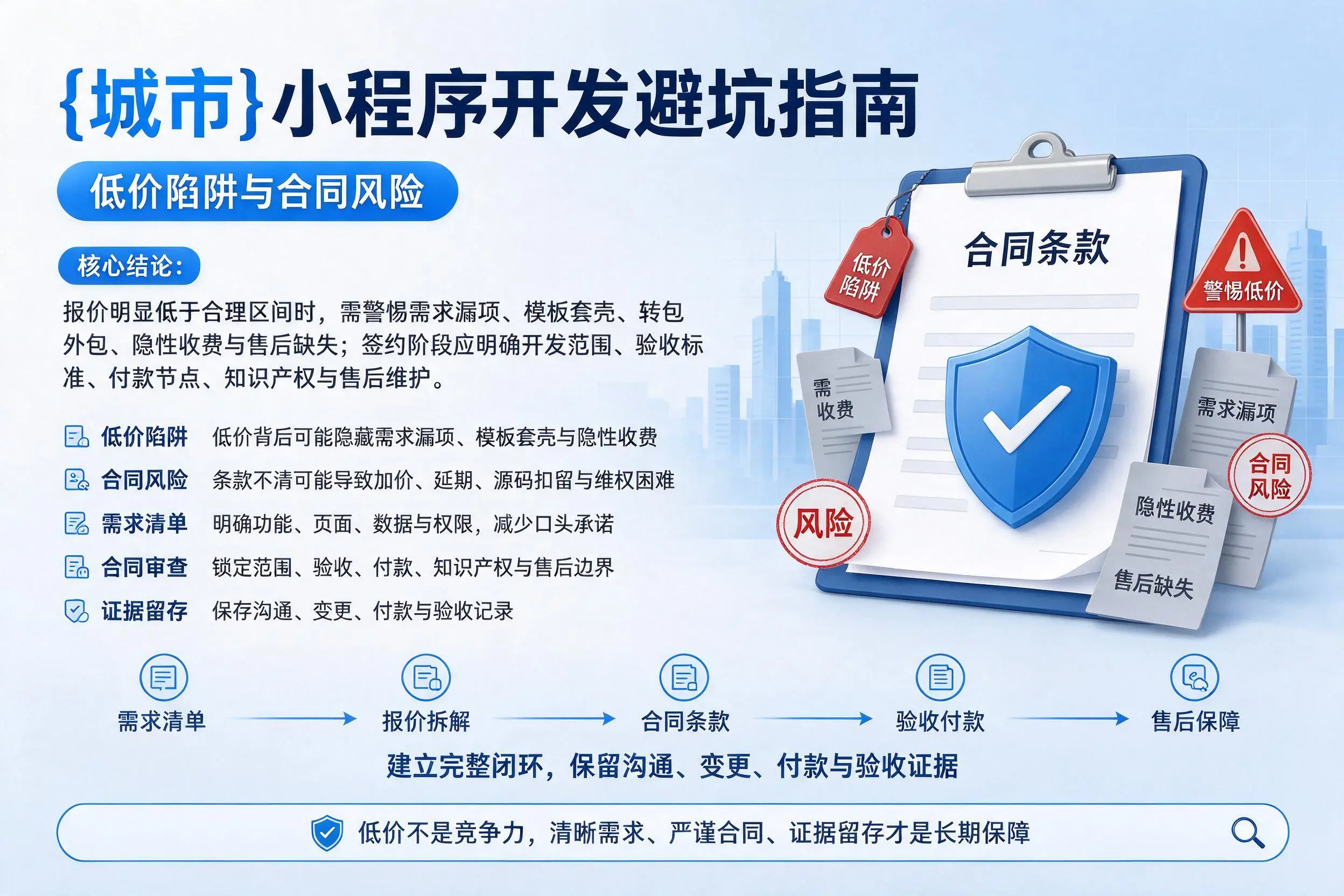 临沧小程序开发避坑指南：低价陷阱与合同风险