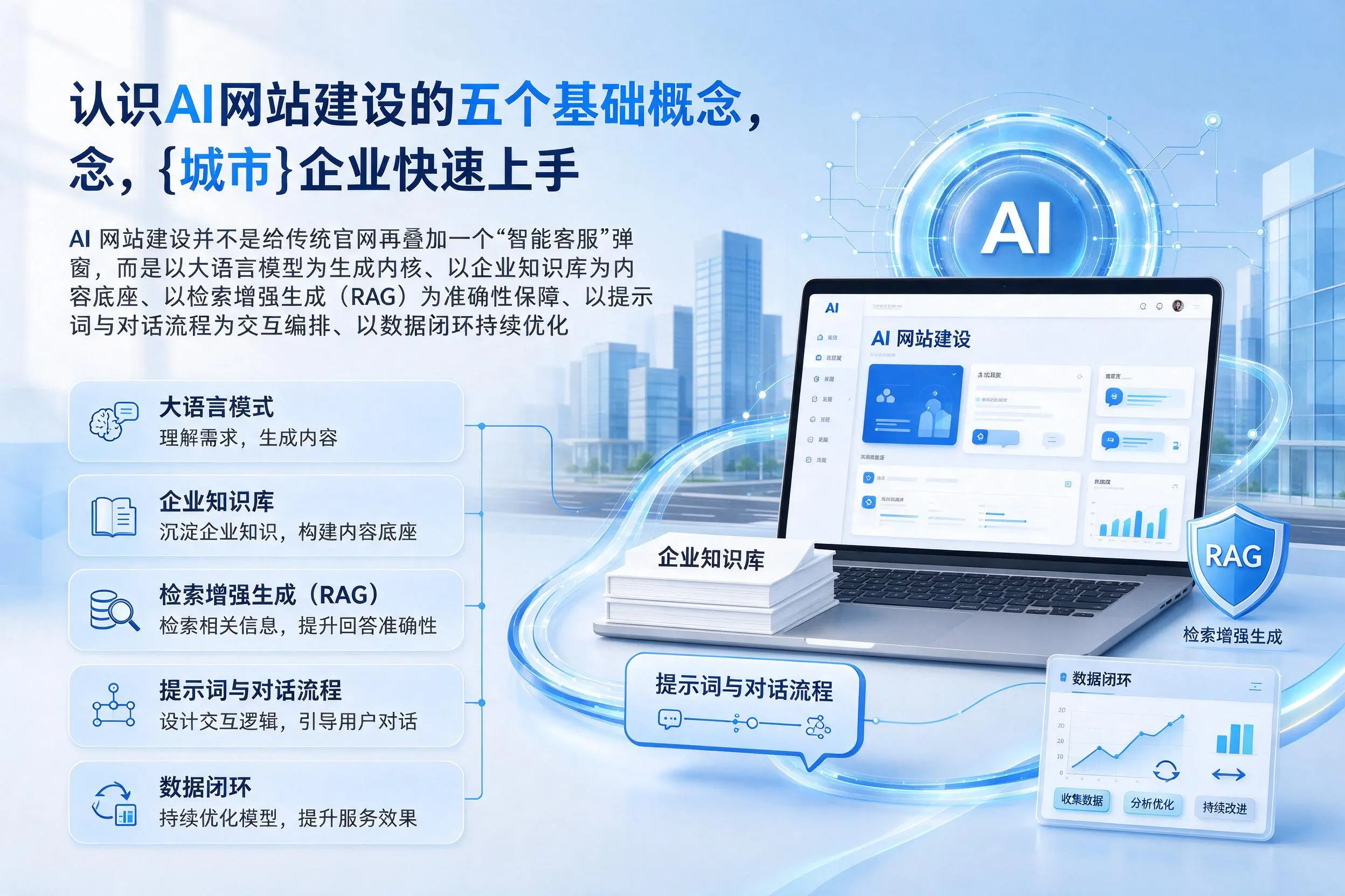 认识AI网站建设的五个基础概念，临沧企业快速上手