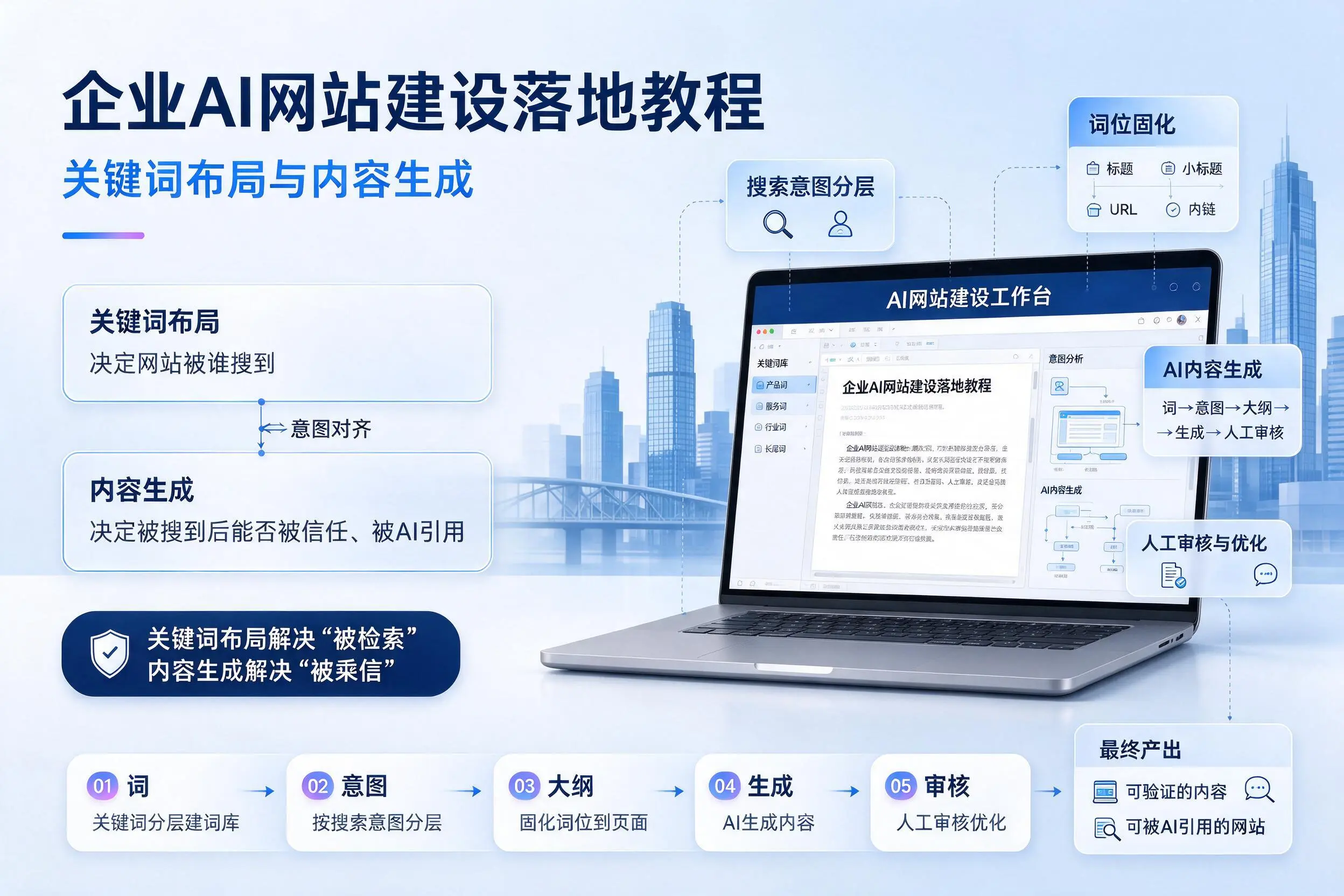 临沧企业AI网站建设落地教程：关键词布局与内容生成