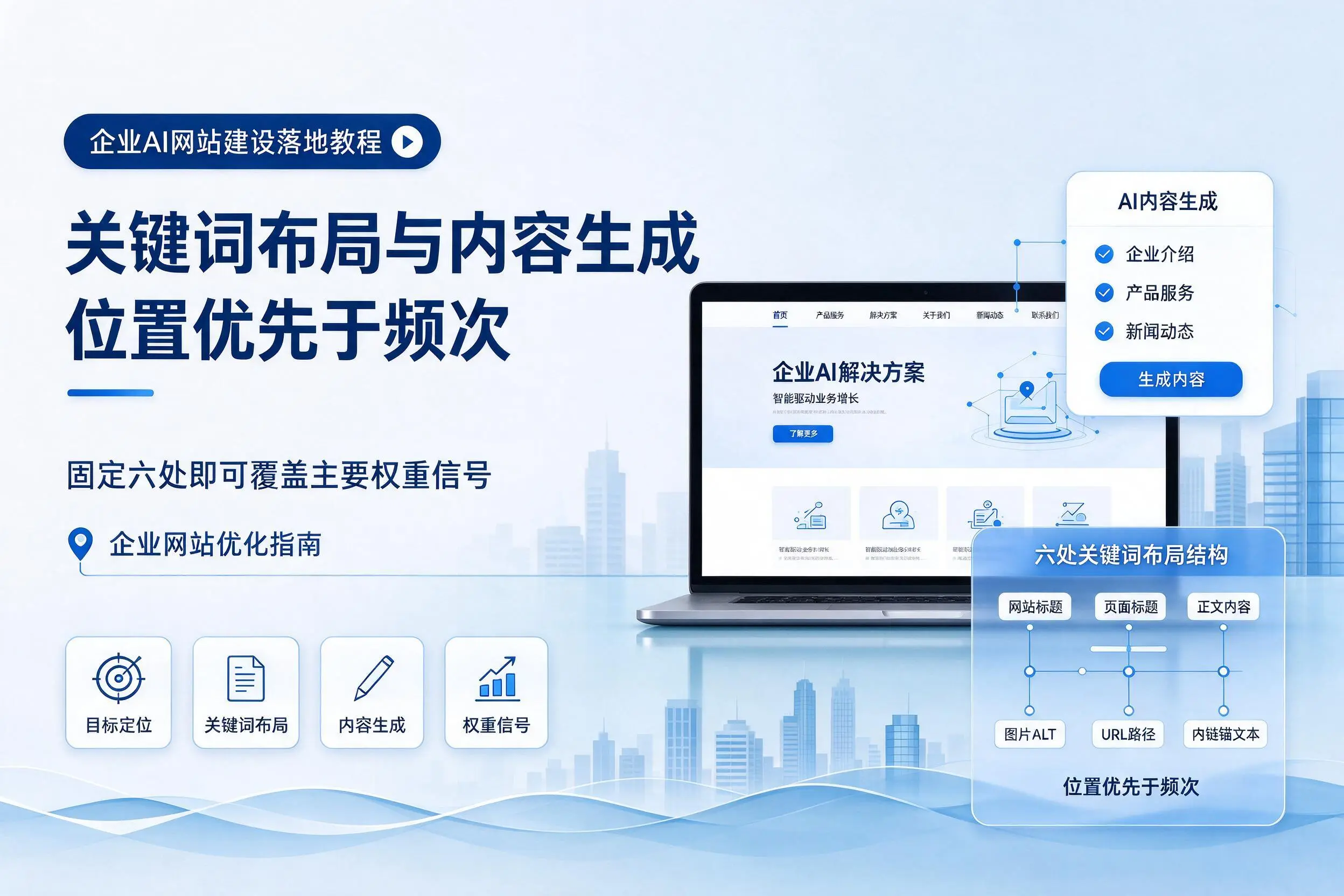 临沧企业AI网站建设落地教程：关键词布局与内容生成
