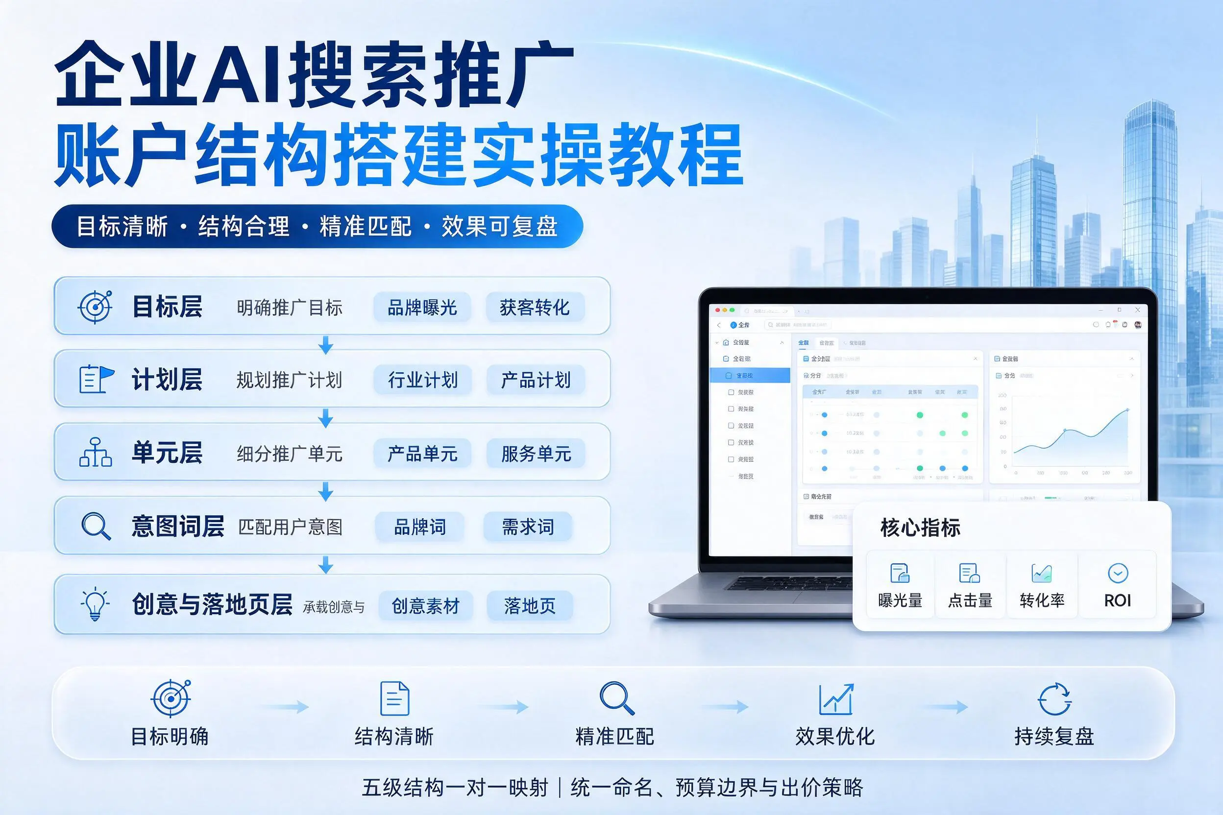 临沧企业AI搜索推广账户结构搭建实操教程