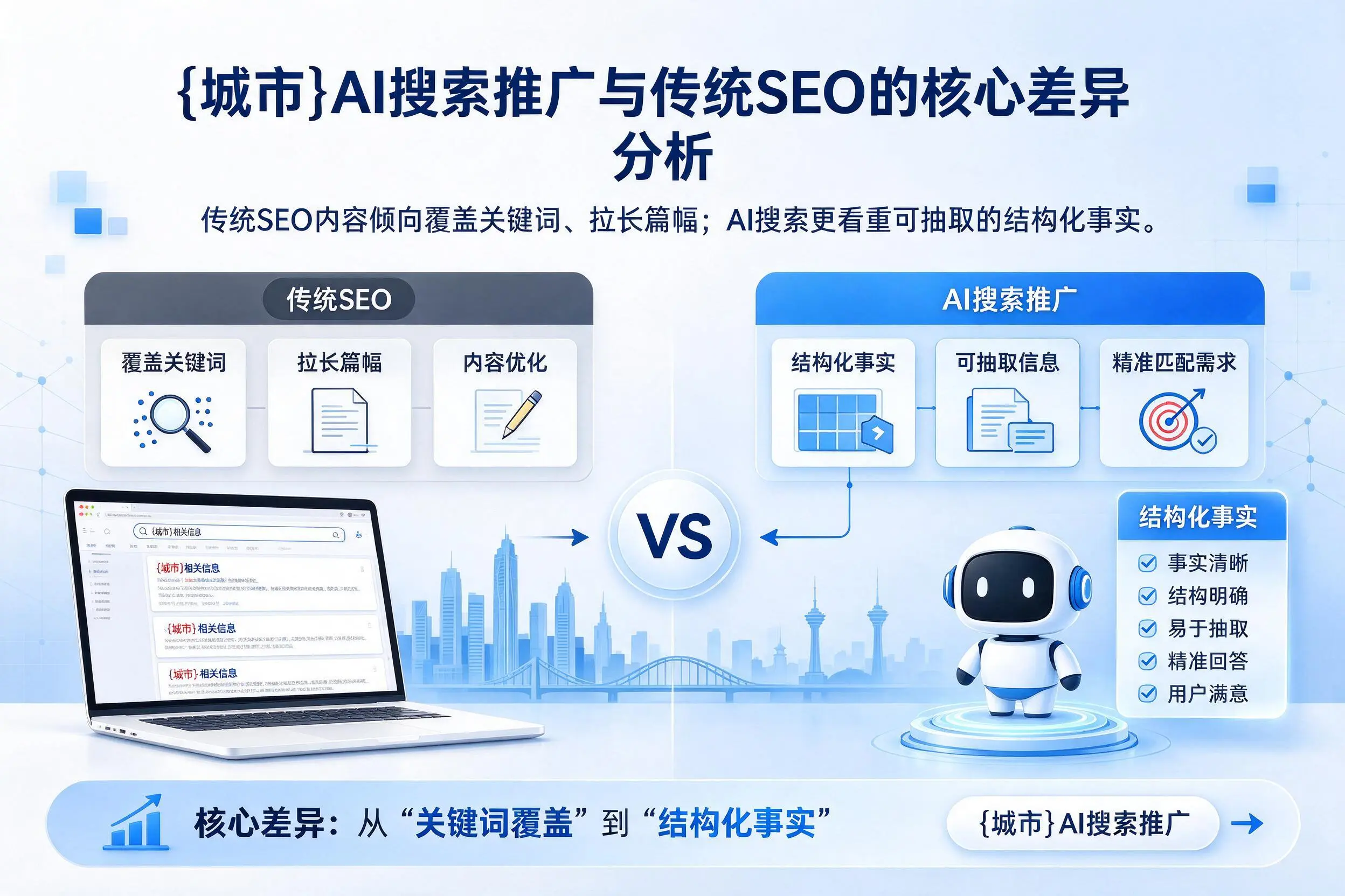 临沧AI搜索推广与传统SEO的核心差异分析